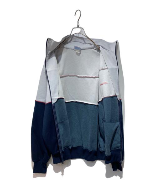 adidas（アディダス）adidas (アディダス) 80'sトラックジャケット ネイビー×グレー サイズ:XLの古着・服飾アイテム