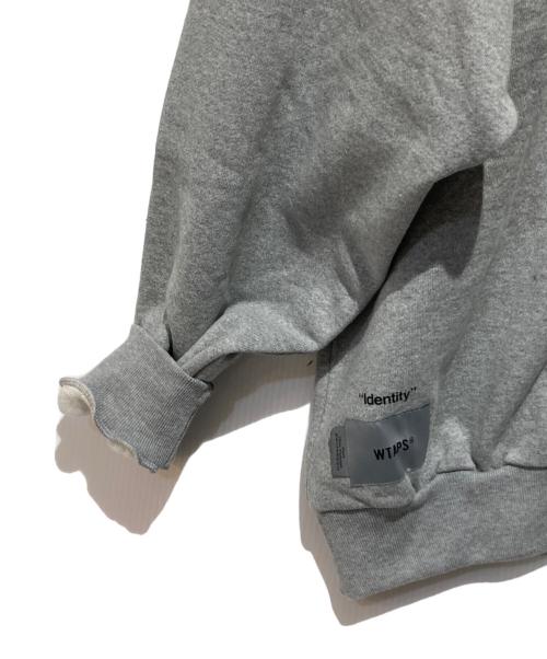 WTAPS（ダブルタップス）WTAPS (ダブルタップス) IDENTITY SWEATER COTTON グレー サイズ:03の古着・服飾アイテム