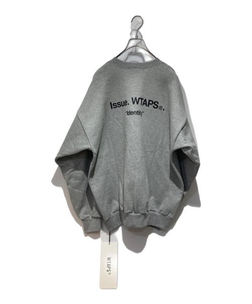 WTAPS（ダブルタップス）WTAPS (ダブルタップス) IDENTITY SWEATER COTTON グレー サイズ:03の古着・服飾アイテム