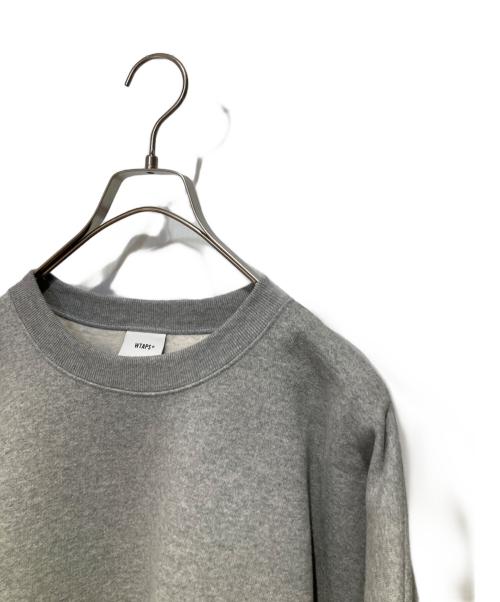 WTAPS（ダブルタップス）WTAPS (ダブルタップス) IDENTITY SWEATER COTTON グレー サイズ:03の古着・服飾アイテム