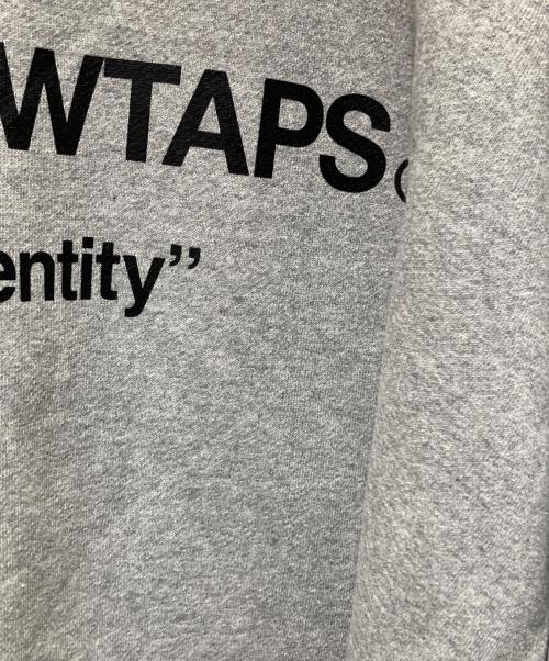 WTAPS（ダブルタップス）WTAPS (ダブルタップス) IDENTITY SWEATER COTTON グレー サイズ:03の古着・服飾アイテム