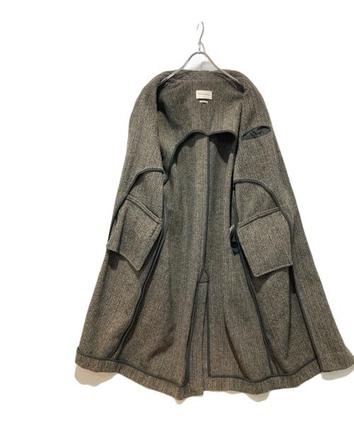 ISABEL MARANT ETOILE（イザベルマランエトワール）ISABEL MARANT ETOILE (イザベルマランエトワール) ウールショールカラーコート グレー サイズ:38の古着・服飾アイテム