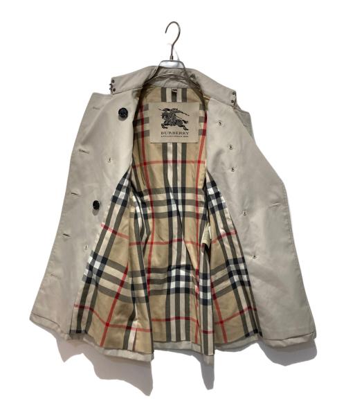 BURBERRY（バーバリー）BURBERRY (バーバリー) 裏地ノヴアチェックトレンチコート ベージュ サイズ:36の古着・服飾アイテム