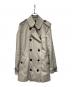 BURBERRY（バーバリー）の古着「裏地ノヴアチェックトレンチコート」｜ベージュ