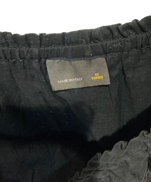 FENDI（フェンディ）FENDI (フェンディ) 切替ブラウス ブラック サイズ:40の古着・服飾アイテム