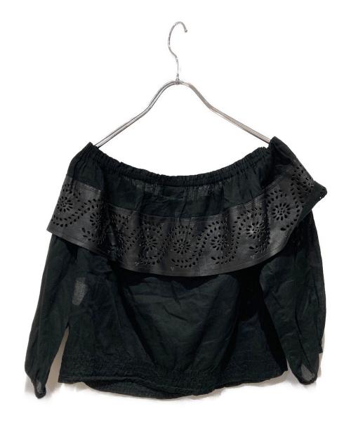 FENDI（フェンディ）FENDI (フェンディ) 切替ブラウス ブラック サイズ:40の古着・服飾アイテム