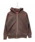 SUPREME（シュプリーム）の古着「Home of The Bravest F/Z Hoodie」｜ブラウン