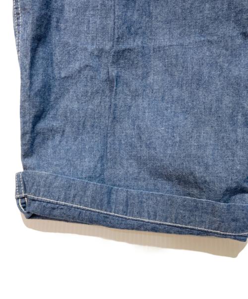 DESCENDANT（ディセンダント）DESCENDANT (ディセンダント) BAKER CHAMBRAY TROUSERS ブルー サイズ:4の古着・服飾アイテム