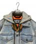 中古・古着 DIESEL (ディーゼル) W-STORMY JACKET グリーン×ブルー サイズ:L：20000円