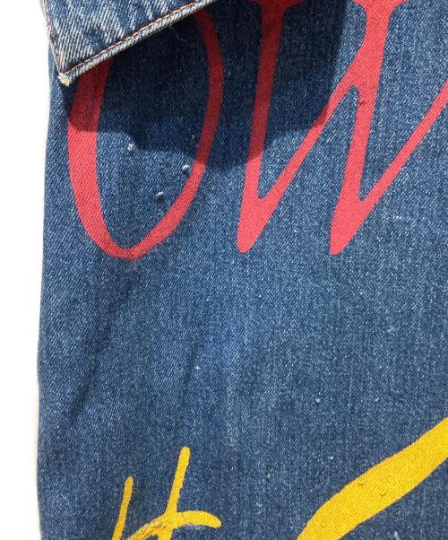 Maison MIHARA YASUHIRO（メゾン ミハラ ヤスヒロ）Maison MIHARA YASUHIRO (メゾン ミハラ ヤスヒロ) フーデッドデニムベスト インディゴ×グレー サイズ:FREEの古着・服飾アイテム