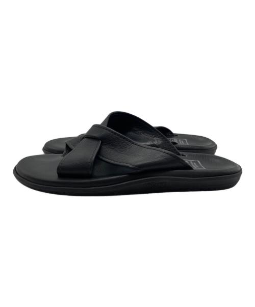 ISLAND SLIPPER（アイランドスリッパ）ISLAND SLIPPER (アイランドスリッパ) レザーサンダル ブラック サイズ:8の古着・服飾アイテム
