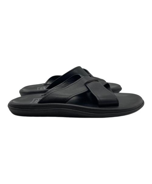 ISLAND SLIPPER（アイランドスリッパ）ISLAND SLIPPER (アイランドスリッパ) レザーサンダル ブラック サイズ:8の古着・服飾アイテム