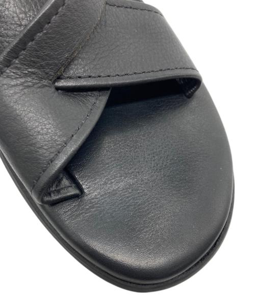 ISLAND SLIPPER（アイランドスリッパ）ISLAND SLIPPER (アイランドスリッパ) レザーサンダル ブラック サイズ:8の古着・服飾アイテム