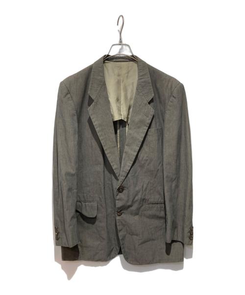 COMME des GARCONS HOMME（コムデギャルソン オム）COMME des GARCONS HOMME (コムデギャルソン オム) 80’s コットンテーラードジャケット グレー サイズ:Sの古着・服飾アイテム