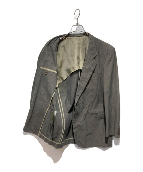 COMME des GARCONS HOMME（コムデギャルソン オム）COMME des GARCONS HOMME (コムデギャルソン オム) 80’s コットンテーラードジャケット グレー サイズ:Sの古着・服飾アイテム