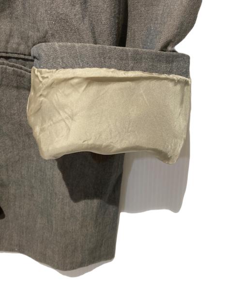 COMME des GARCONS HOMME（コムデギャルソン オム）COMME des GARCONS HOMME (コムデギャルソン オム) 80’s コットンテーラードジャケット グレー サイズ:Sの古着・服飾アイテム