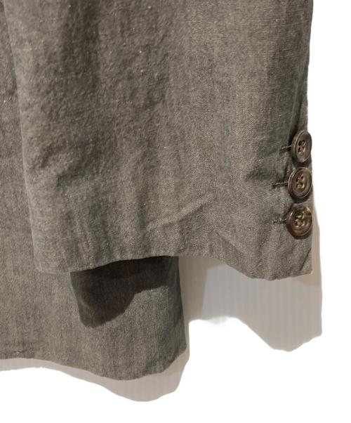 COMME des GARCONS HOMME（コムデギャルソン オム）COMME des GARCONS HOMME (コムデギャルソン オム) 80’s コットンテーラードジャケット グレー サイズ:Sの古着・服飾アイテム
