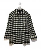 ALEXANDER WANGアレキサンダー・ワン）の古着「モヘア混チェックコート」｜ブラック