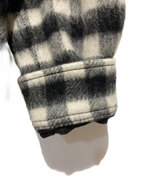 ALEXANDER WANG（アレキサンダー・ワン）ALEXANDER WANG (アレキサンダー・ワン) モヘア混チェックコート ブラック サイズ:46の古着・服飾アイテム