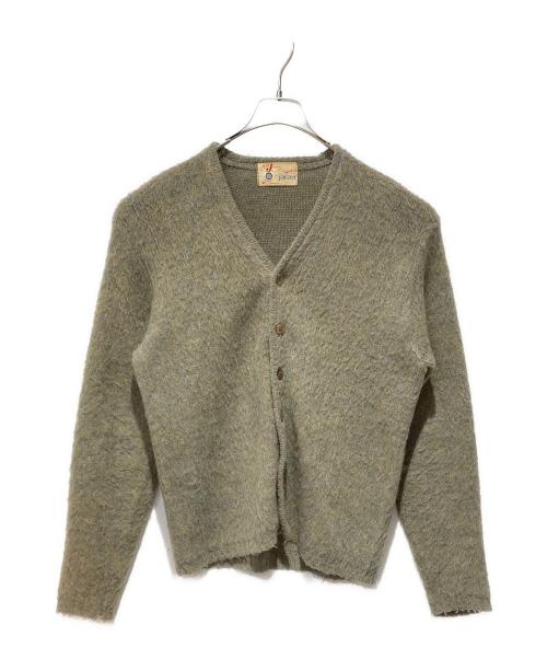 BIG J by JANTZEN（ビッグバイジャンセン）BIG J by JANTZEN (ビッグバイジャンセン) モヘアカーディガン グリーン サイズ:42の古着・服飾アイテム