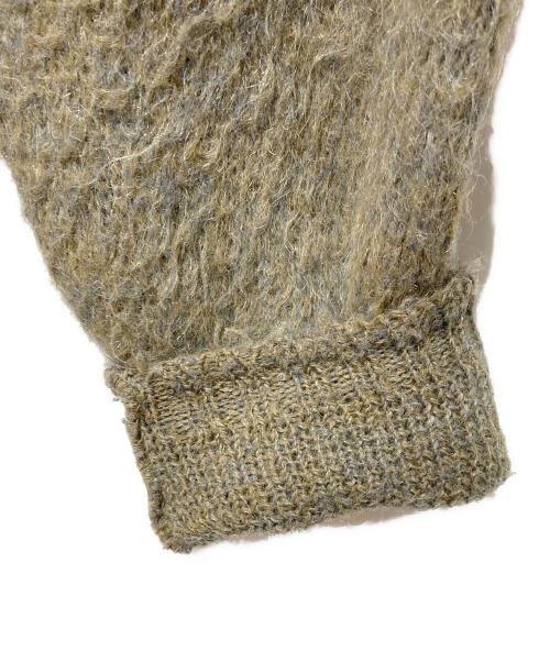 BIG J by JANTZEN（ビッグバイジャンセン）BIG J by JANTZEN (ビッグバイジャンセン) モヘアカーディガン グリーン サイズ:42の古着・服飾アイテム