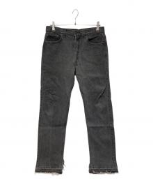LEVI'S（リーバイス）の古着「ブラックデニムパンツ」｜ブラック