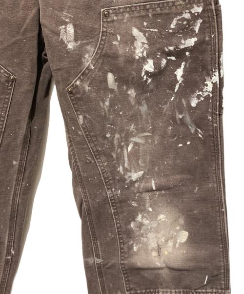 CarHartt（カーハート）CarHartt (カーハート) ダブルニーワークパンツ ブラウン サイズ:81ｃｍ（３２）の古着・服飾アイテム