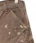 中古・古着 CarHartt (カーハート) ダブルニーワークパンツ ブラウン サイズ:81ｃｍ（３２）：20000円