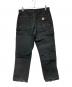 CarHartt (カーハート) ダブルニーワークパンツ ブラック サイズ:SIZE34：13000円