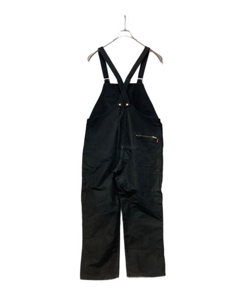 Adolphe Lafont（アドルフラフォン）Adolphe Lafont (アドルフラフォン) モールスキンオーバーオール ブラック サイズ:66の古着・服飾アイテム