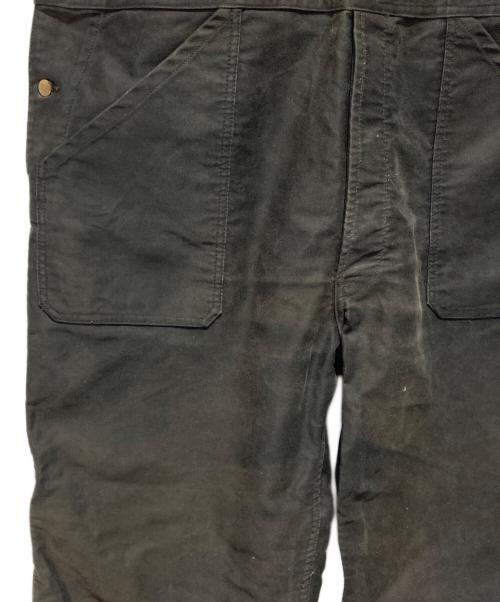 Adolphe Lafont（アドルフラフォン）Adolphe Lafont (アドルフラフォン) モールスキンオーバーオール ブラック サイズ:66の古着・服飾アイテム