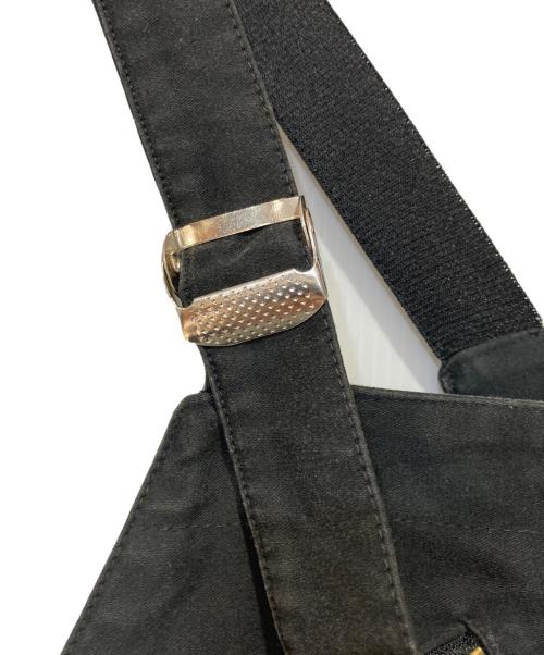 Adolphe Lafont（アドルフラフォン）Adolphe Lafont (アドルフラフォン) モールスキンオーバーオール ブラック サイズ:66の古着・服飾アイテム