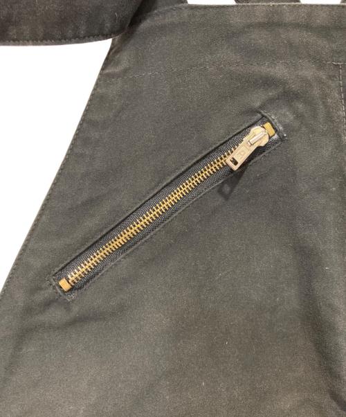 Adolphe Lafont（アドルフラフォン）Adolphe Lafont (アドルフラフォン) モールスキンオーバーオール ブラック サイズ:66の古着・服飾アイテム