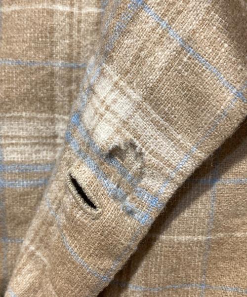 PENDLETON（ペンドルトン）PENDLETON (ペンドルトン) オープンカラーウールボードシャツ ベージュ サイズ:XLの古着・服飾アイテム