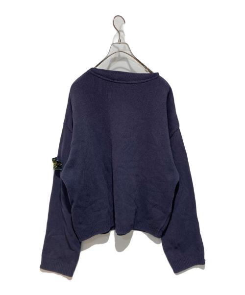 STONE ISLAND（ストーンアイランド）STONE ISLAND (ストーンアイランド) 80’s コットンニット ネイビー サイズ:不明の古着・服飾アイテム