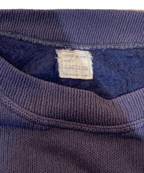 STONE ISLAND（ストーンアイランド）STONE ISLAND (ストーンアイランド) 80’s コットンニット ネイビー サイズ:不明の古着・服飾アイテム