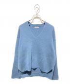 AURALEEオーラリー）の古着「SUPER FINE WOOL RIB KNIT」｜ネイビー