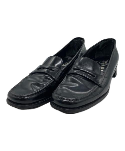 PRADA（プラダ）PRADA (プラダ) ローファー ブラック サイズ:23cmの古着・服飾アイテム