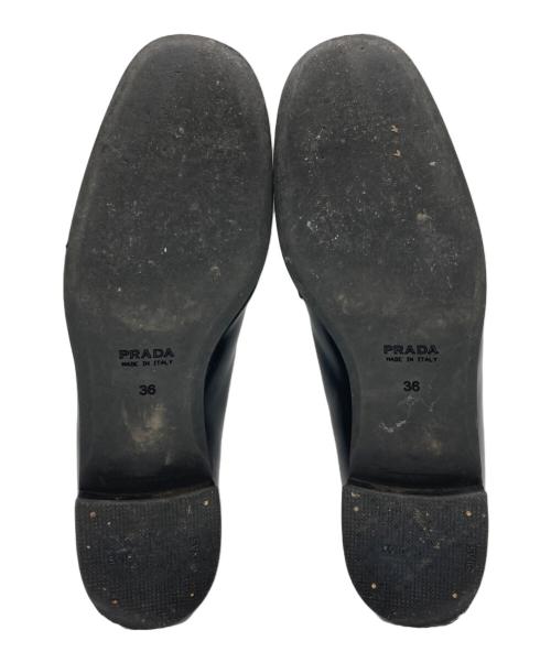 PRADA（プラダ）PRADA (プラダ) ローファー ブラック サイズ:23cmの古着・服飾アイテム