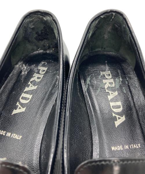 PRADA（プラダ）PRADA (プラダ) ローファー ブラック サイズ:23cmの古着・服飾アイテム