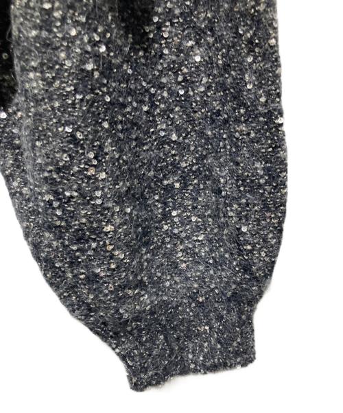 Couture d'adam（クチュールドアダム）COUTURE D'ADAM (クチュールドアダム) スパンコールニット グレー サイズ:38の古着・服飾アイテム