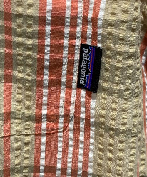 Patagonia（パタゴニア）Patagonia (パタゴニア) Pucker Ware Shirt オレンジ サイズ:Sの古着・服飾アイテム