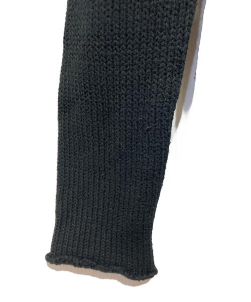 Yohji Yamamoto pour homme（ヨウジヤマモト プールオム）Yohji Yamamoto pour homme (ヨウジヤマモト プールオム) ケーブルアシンメトリーニット ブラック サイズ:Mの古着・服飾アイテム