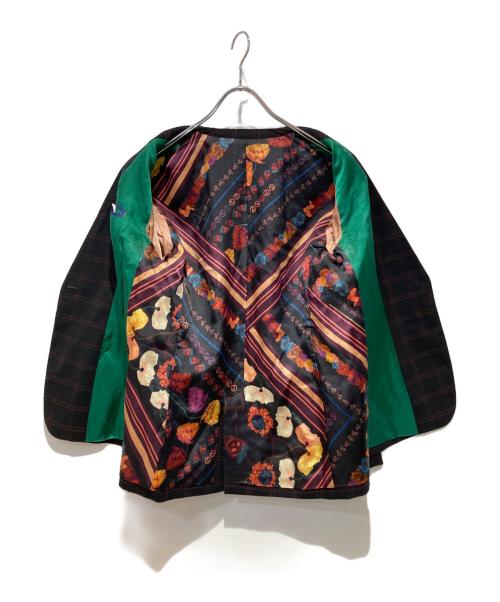 PAUL SMITH（ポールスミス）PAUL SMITH (ポールスミス) 裏地総柄チェックセットアップスーツ ブラック×レッド サイズ:42の古着・服飾アイテム