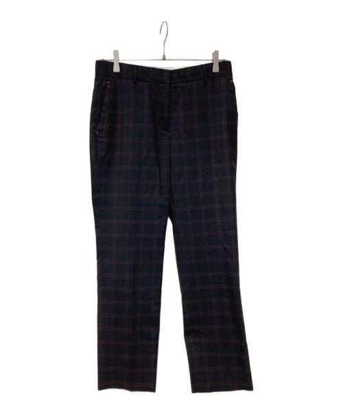 PAUL SMITH（ポールスミス）PAUL SMITH (ポールスミス) 裏地総柄チェックセットアップスーツ ブラック×レッド サイズ:42の古着・服飾アイテム