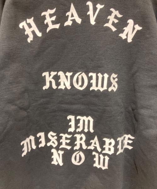 BORN X RAISED（ボーン レイズド）BORN X RAISED (ボーン レイズド) HEAVEN KNOWS CREWNECK ブラック サイズ:Mの古着・服飾アイテム
