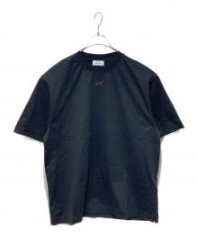 OFFWHITE（オフホワイト）の古着「Off Stamp Crewneck Drop-Shoulder T-Shirt」｜ブラック