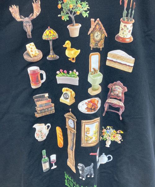 J.W.ANDERSON（ジェイダブリューアンダーソン）J.W.ANDERSON (ジェイダブリューアンダーソン) プリントTシャツ ブラック サイズ:Mの古着・服飾アイテム