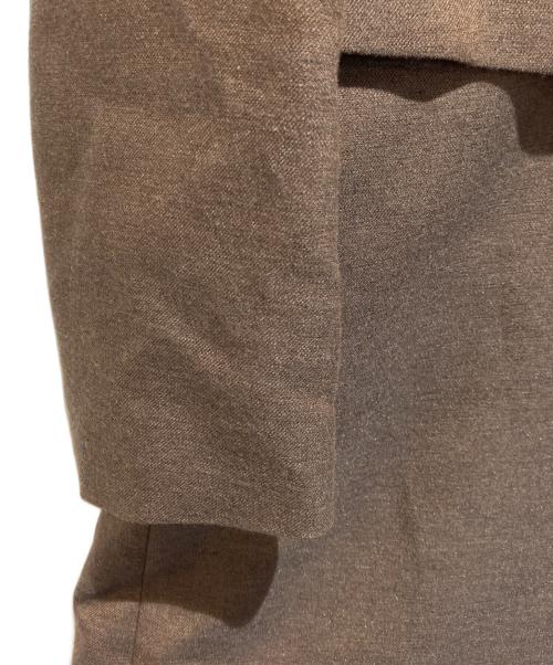 ADORE（アドーア）ADORE (アドーア) ドレーピーメンズポプリンジャケット ブラウン サイズ:36の古着・服飾アイテム