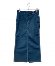 Dickies×KOWGA×carservice（ディッキーズ×コウガ×カーサービス）の古着「PAINTER LONG SKIRT」｜ネイビー